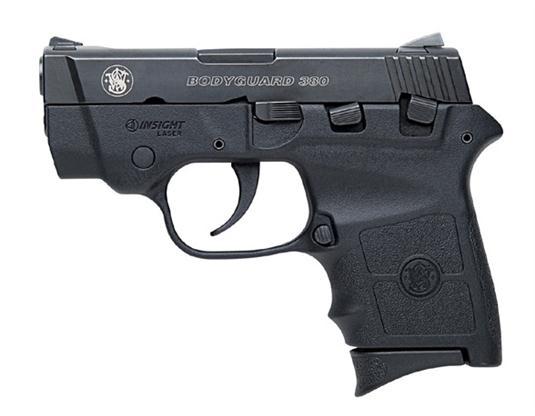 Smith & Wesson Bodyguard 380 ACP 2.75" 6+1 w/Integral Laser Syn Grip Black Melonite